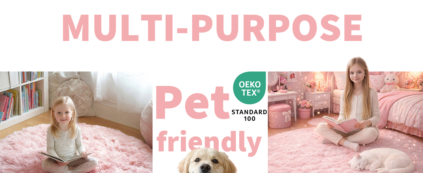 Amdrebio pink rug A+5A D
