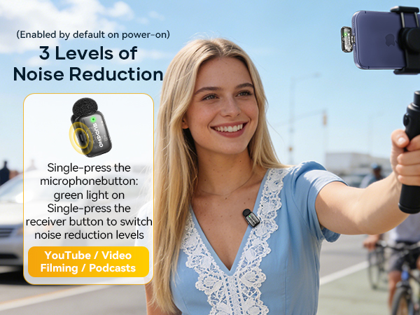 3 level of noise reduction