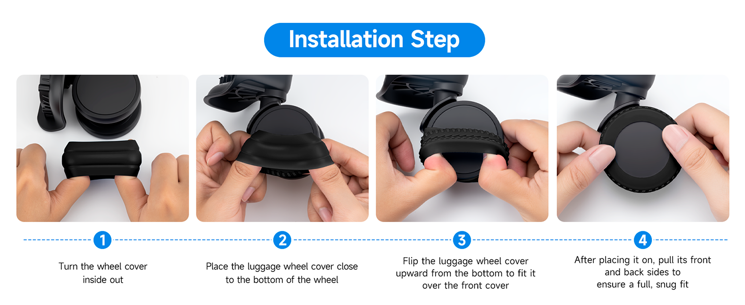 luggage wheel protector covers