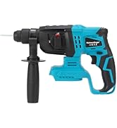 Cordless Brushless 1-1/8" SDS-Plus Rotary Hammer Drill-2-in-1 Multi-functional Heavy Duty Hammer ...