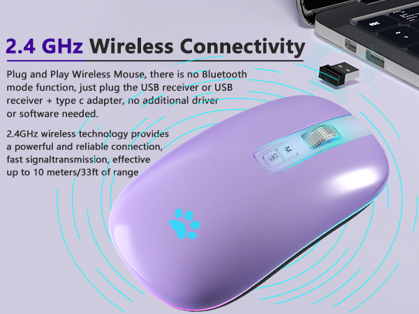 2.4GHz Rechargeable Silent Mouse