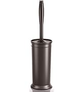 UPTRONIC Toilet Brush, Toilet Bowl Brush with Extra Long Handle Durable Bristles Toilet Scrubber ...