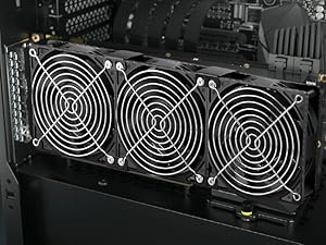 cabinet fans for electronics corsair icue h150i elite lcd thin door frame fan external 