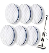 Frescares S7000 Magic Sponge Eraser Steam&amp;Scrub Mop Pads Kit for Shrak,S8201 S8001 S7001 S7201 S7...