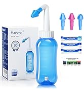 MAOEVER Neti Pot Sinus Rinse Bottle Nose Wash Cleaner Pressure Rinse Nasal Irrigation for Adult &amp;...