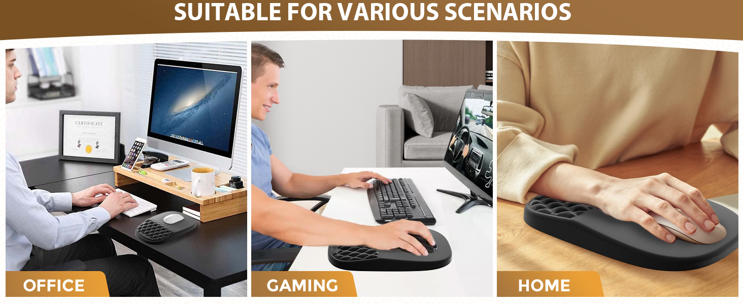 mousepad with wrist rest