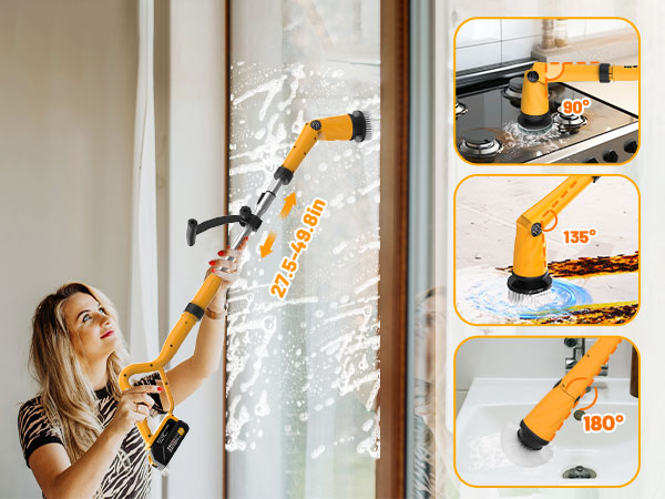 electric spin scrubber