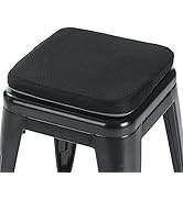SINOSSO Breathable Metal Bar Stool Cushion 1 Piece, Luxury Magnetic Small Chair Pads for Café Res...