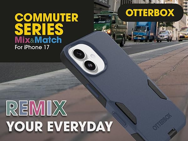 otterbox commuter case shown in blue
