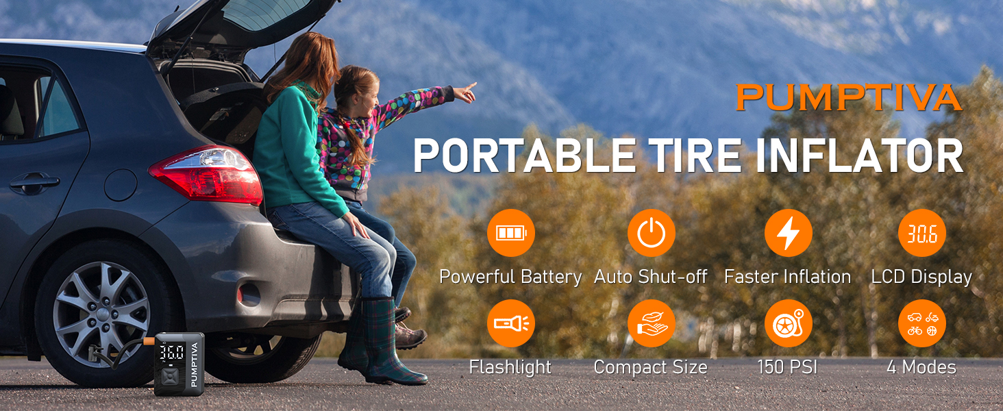 Tire Inflator Portable Air Compressor