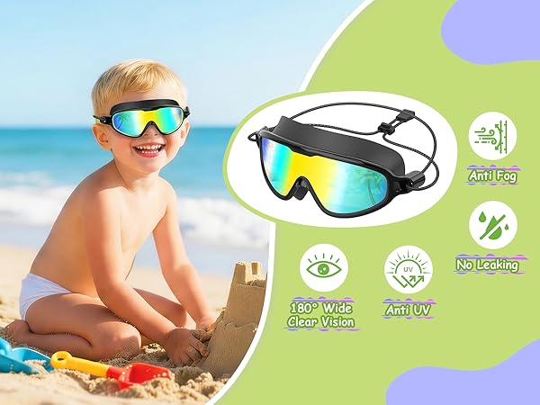 dk02 kids swim goggles
