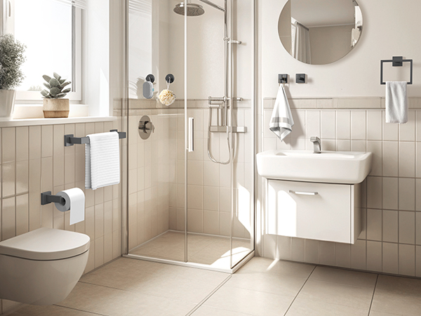 bathroom accessory set