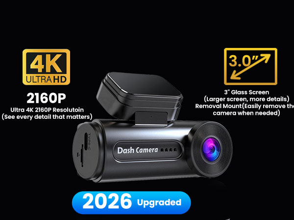 4K dash cam