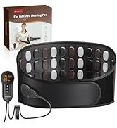 Comfytemp Far Infrared Back Heating Pad for Deeper Muscle Pain Relief, 50 Tourmaline Natural Ston...