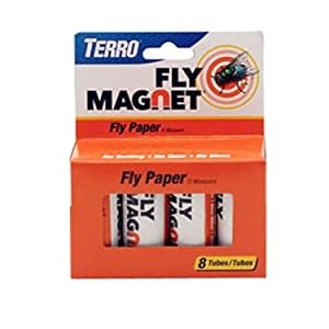 fly trap, fly paper, sticky fly paper, fly magnet