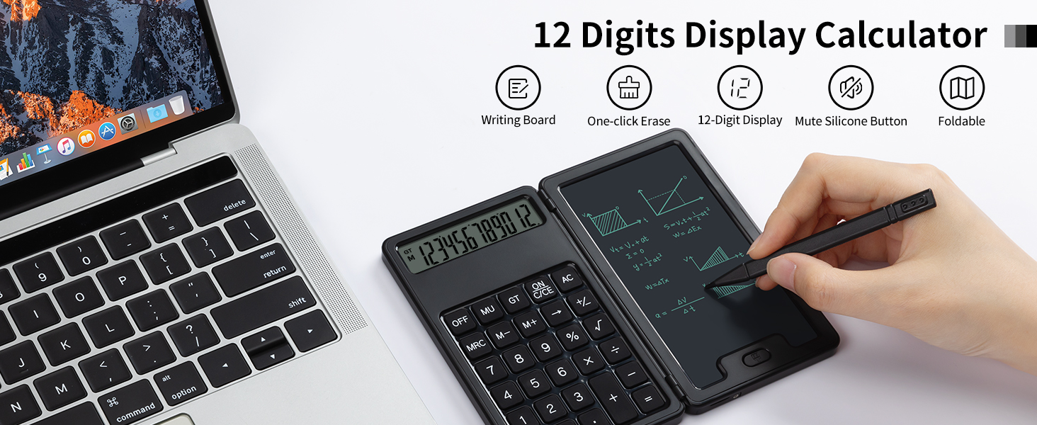 Portable Calculator with Notepad