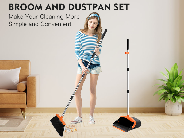 Broom and Dustpan Set