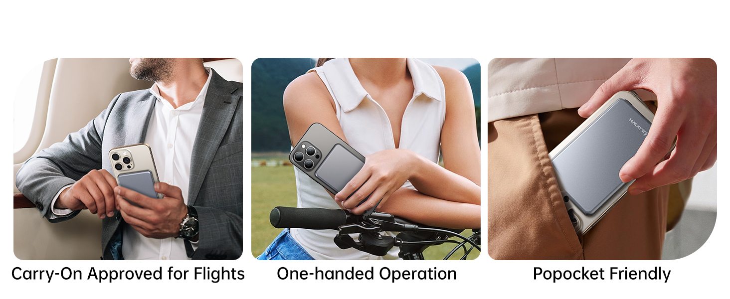 magsafe wireless charger for iphone 16 pro max power bank magnetic battery pack