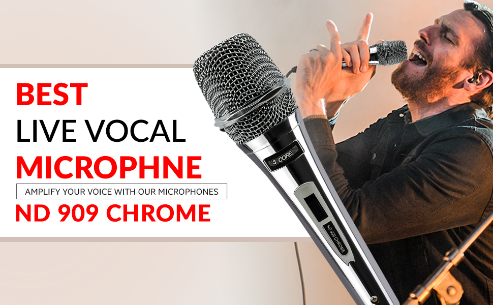 microphone for singing, wired microphone, dynamic microphone, mic, singing microphone