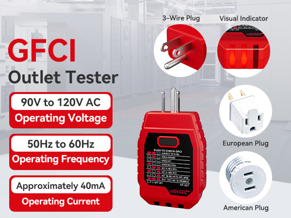 Circuit Breaker Finder Tool with 3 accessories and GFCI outlet tester