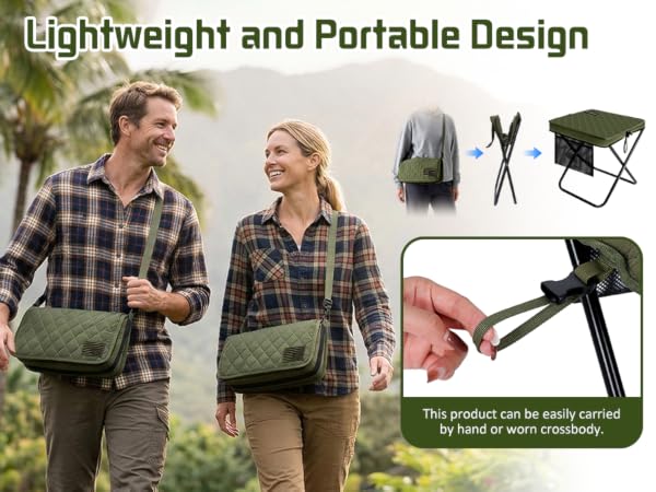 Foldable Backpack Stool