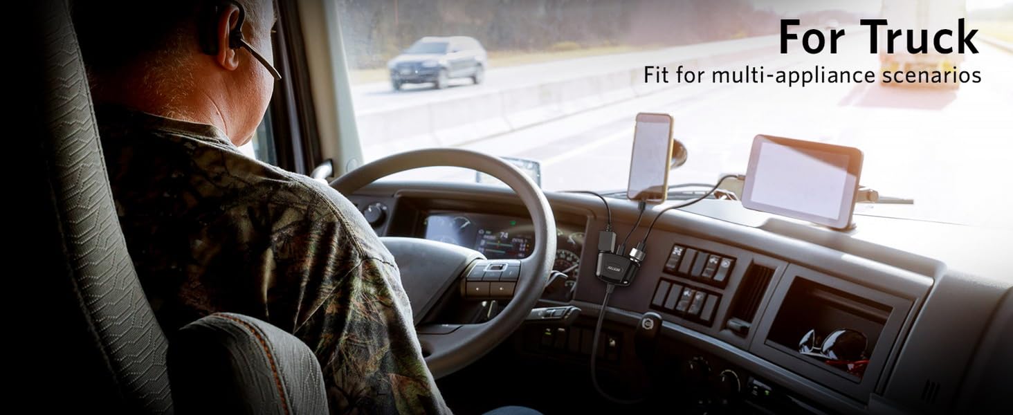 BESTEK Cigarette Lighter Splitter Adapter