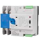 PJERJZN Automatic Transfer Switch for Generator 110V, 2Pole 63A 80A 100A 125A ATS Dual Power Swit...
