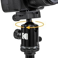 Kodak Photo gear 63 tripod monopod with ball head 360 Bluetooth remote