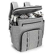 Simaixing Backpack Coolers Insulated Leak Proof, 45 Cans Beach Cooler Backpack, Large Capacity Ic...