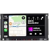 Dual Electronics DCPA71 7-inch Certified Apple Carplay Android Auto | Double DIN Touchscreen Car ...