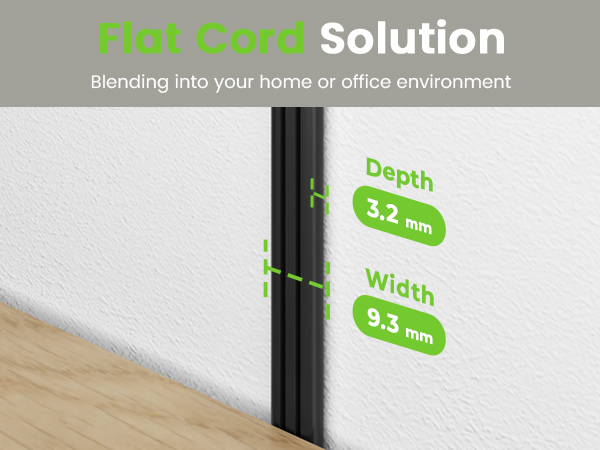 360 degree flat extension cord outlets