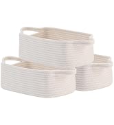 Small Woven Basket, 12 x 8 x 4.5 Inches, Small Storage Baskets for Organizing, Gift Baskets Empty...