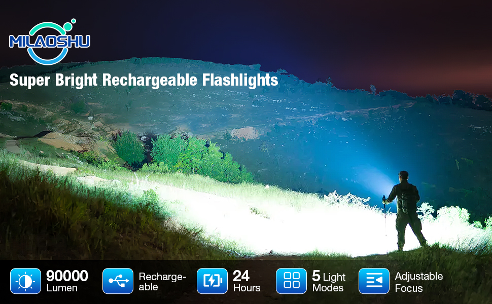 rechargeable flashlights