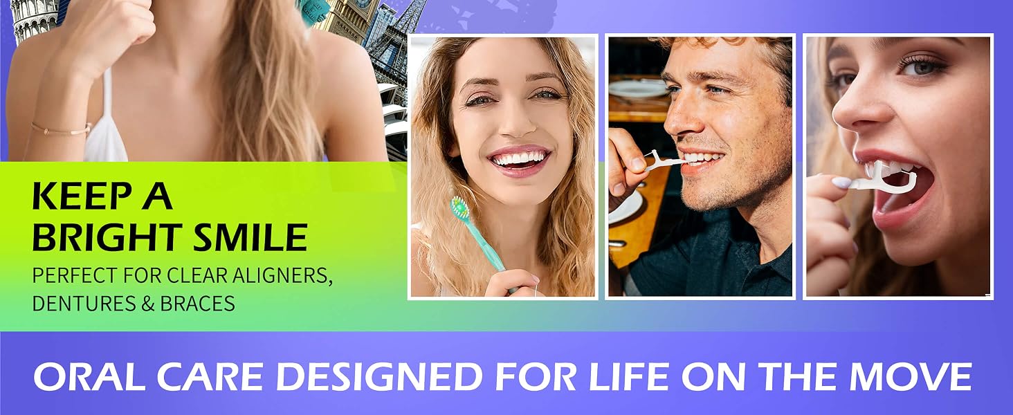 Newppon 40 Pack Mini Disposable Toothbrush