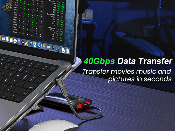 usb-c to usb adapter 40gbps