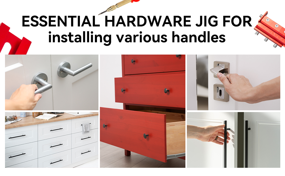 Hardware jig red