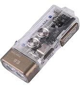 RovyVon E8 EDC Flat Flashlight Dual Power with UV/White/White Sidelight | 700 Lumens 1300cd Brigh...