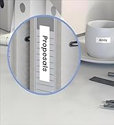 VolenGo Label Maker Waterproof-Labels, Wire Cable Label Maker, Labeler Machine with Tapes Laminat...