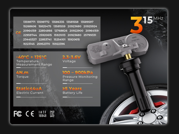 TIRE PRESSURE MONITORING SYSTEM SENOSR 