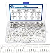 Taiss 580PCS JST PH Connector kit 2.0mm 2/3/4/5/6Pin Housing,Female and Male Adapter Cable Connec...