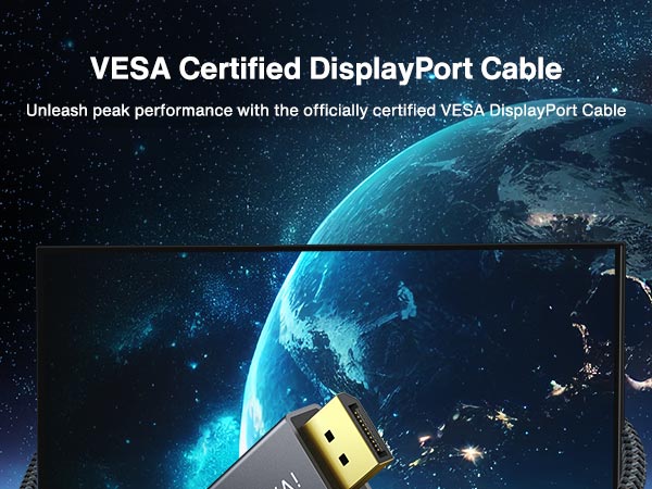 vesa certified displayport cable