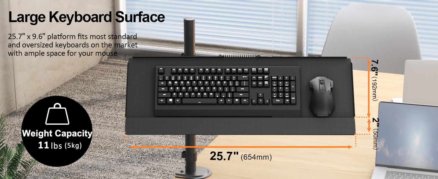 Large Keyboard Surface