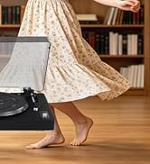 Retekess TR643 Vinyl Record Player, Wireless Turntable Player, 33/45/78 RPM 3 Speed, Auto Stop