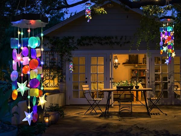 led wind chimes