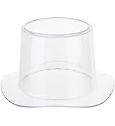 PH PandaHall Clear Cowboy Hat, Large Acrylic Hat Bowl Chip Bowl Fruit Bowls Flower Vase Container...