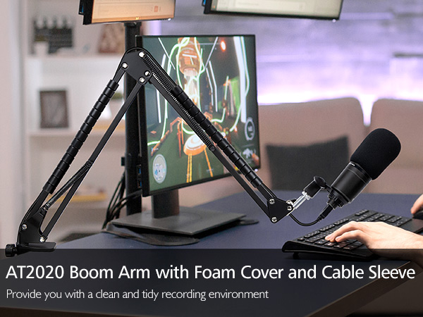 audio technica mic stand audio technica podcast microphone arm boom arm for audio technica at2020