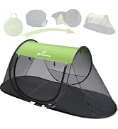 Sportneer Pop-Up Mosquito Net Tent, Instant Setup Camping Shelter for Cot or Ground, Breathable M...