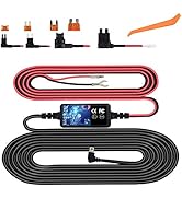 Dash Cam Hardwire Kit, Micro USB Hard Wire Kit for Dashcam, Plozoe 12V-24V to 5V Car Dash Camera ...