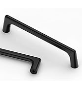 Asidrama 10 Pack 5 Inch(128mm) Matte Black Cabinet Pulls Cabinet Handles Cupboard Handles Kitchen...