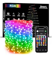 Brizled Smart Fairy Lights, 66FT 200 LED WiFi Smart Christmas Lights App Controlled, RGB Color Ch...